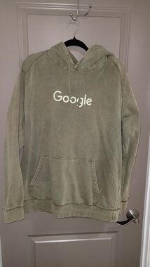 Google Hoodie XL Lane Seven Vintage Olive Army Green